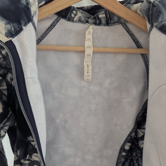 RARE Vintage Lululemon Scuba Indigo Tie Die Full-zip - Picture 5 of 9